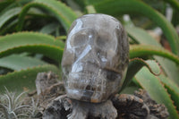 Polished Smokey Quartz Skull Carving x 1 From Madagascar