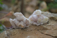 Natural Amethyst Spirit Quartz Clusters x 20 From Boekenhouthoek, South Africa