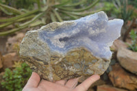 Natural Blue Lace Agate Specimens x 1 From Nsanje, Malawi