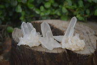 Natural Small Quartz Clusters x 35 From Madagascar