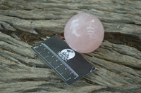 Polished Rose Quartz Sphere-Balls x 4 From Madagascar