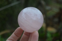 Polished Rose Quartz Sphere-Balls x 4 From Madagascar