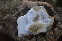 Natural Blue Lace Agate Geode Specimens x 5 From Nsanje, Malawi