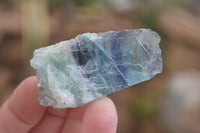 Natural Watermelon Fluorite Cobbed Specimens x 12 From Uis, Namibia