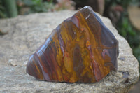 Polished On One Side Nguni Jasper Specimens x 2 From Prieska, South Africa