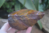 Polished On One Side Nguni Jasper Specimens x 2 From Prieska, South Africa