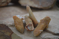 Natural Limonite Spirit Quartz Crystals x 35 From Boekenhouthoek, South Africa