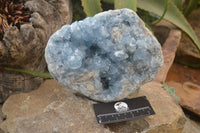 Natural Blue Celestite Geode Specimen x 1 From Sakoany, Madagascar