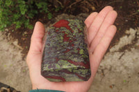 Polished Dragons Blood Stone Points x 2 From Tshipise, South Africa