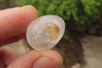 Polished Clear Rock Crystal Quartz Gemstone Eggs x 30 From Madagascar