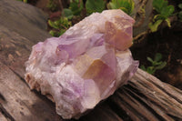 Natural Jacaranda Amethyst Clusters x 2 From Zambia