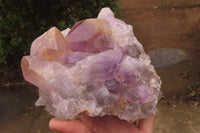 Natural Jacaranda Amethyst Clusters x 2 From Zambia