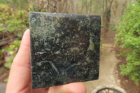 Polished Stromatolite Jasper Cubes x 4 From Madagascar