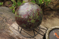 Polished Dragons Blood Stone Sphere x 1 From Tshipise, South Africa