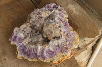 Natural Zululand Amethyst Geodes x 2 from Jozini, South Africa