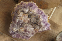 Natural Zululand Amethyst Geodes x 2 from Jozini, South Africa