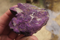 Natural Metallic Purpurite Cobbed Specimens x 12 From Erongo, Namibia