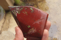 Polished Dragons Blood Stone Points x 4 From Tshipise, South Africa