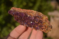 Natural Amethystos Amethyst Plates x 7 From Kwaggafontein, South Africa