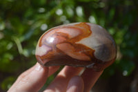 Polished On One Side Polychrome Jasper x 6 From Mahajanga, Madagascar