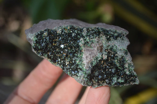 Natural Libethenite Crystals On Dolomite Matrix Specimens x 6 From Shituru, Congo