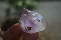 Polished Smokey Amethyst Window Quartz Points x 20 From Akansobe, Madagascar