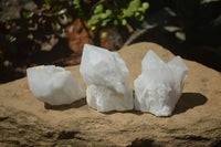 Natural Cascading Candle Quartz Clusters x 12 From Antsirabe, Madagascar