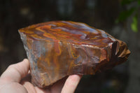 Polished On One Side Nguni Jasper x 2 From Prieska, South Africa