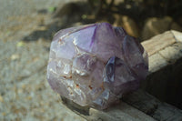 Polished Cascading Window Amethyst Quartz Crystal Formation x 1 From Madagascar