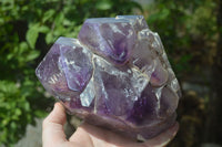 Polished Cascading Window Amethyst Quartz Crystal Formation x 1 From Madagascar