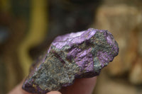 Natural Metallic Purpurite Cobbed Specimens x 12 From Erongo, Namibia