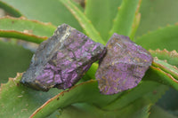 Natural Metallic Purpurite Cobbed Specimens x 12 From Erongo, Namibia