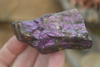 Natural Metallic Purpurite Cobbed Specimens x 12 From Erongo, Namibia