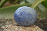 Polished Lazulite Palm Stones x 12 From Madagascar