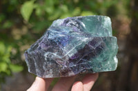 Natural Watermelon Fluorite Cobbed Specimens x 3 From Uis, Namibia