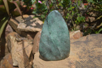 Polished Fuchsite Quartz Standing Free Form x 1 From Madagascar