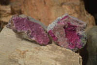 Natural Salrose Cobaltion Dolomite Specimens x 12 From Kakanda, Congo