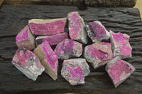 Natural Salrose Cobaltion Dolomite Specimens x 12 From Kakanda, Congo