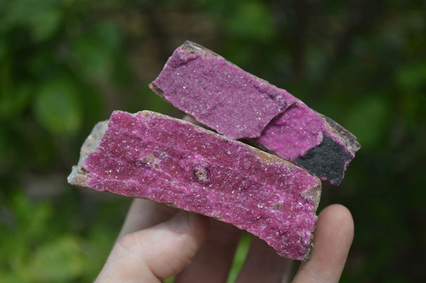 Natural Salrose Cobaltion Dolomite Specimens x 12 From Kakanda, Congo