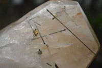 Polished Tourmalinated Quartz Display Piece x 1 From Madagascar