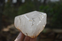 Polished Tourmalinated Quartz Display Piece x 1 From Madagascar