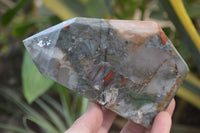 Polished Bloodstone Points x 2 From Swaziland