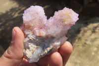 Natural Ametrine Spirit Quartz Clusters x 12 From Boekenhouthoek, South Africa