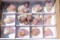 Natural Ametrine Spirit Quartz Clusters x 12 From Boekenhouthoek, South Africa