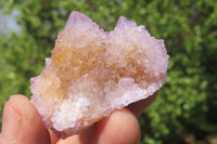 Natural Ametrine Spirit Quartz Clusters x 12 From Boekenhouthoek, South Africa