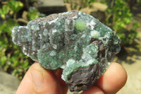 Natural Ball Malachite On Quartz Matrix Specimens x 6 From Congo