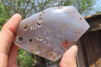 Polished Amethyst Agate Plates x 6 From Mahajanga, Madagascar