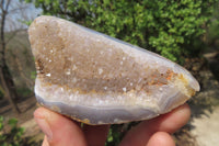 Polished Amethyst Agate Plates x 6 From Mahajanga, Madagascar