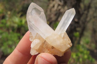 Natural Clear Quartz Crystal Clusters x 35 From Madagascar