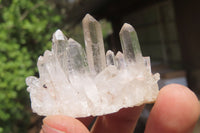 Natural Clear Quartz Crystal Clusters x 35 From Madagascar